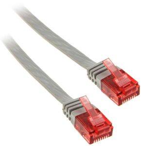 INLINE PATCH CABLE FLAT U/UTP CAT.6 1.5M GREY