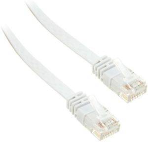 INLINE PATCH CABLE FLAT U/UTP CAT.6 2M WHITE