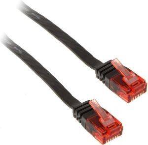 INLINE PATCH CABLE FLAT U/UTP CAT.6 2M BLACK