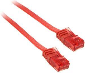 INLINE PATCH CABLE FLAT U/UTP CAT.6 2M RED