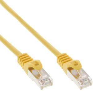 INLINE PATCH CABLE F/UTP CAT.5E YELLOW 10M