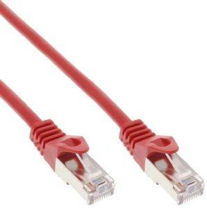 INLINE PATCH CABLE SF/UTP CAT.5E RED 5M