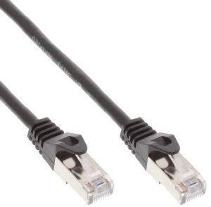 INLINE PATCH CABLE SF/UTP CAT.5E BLACK 5M