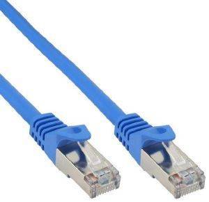 INLINE PATCH CABLE SF/UTP CAT.5E BLUE 7.5M