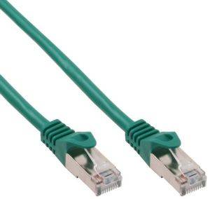 INLINE PATCH CABLE SF/UTP CAT.5E GREEN 7.5M