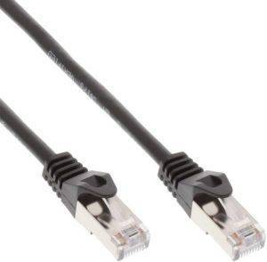 INLINE PATCH CABLE F/UTP CAT.5E BLACK 10M