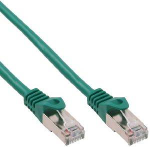 INLINE PATCH CABLE SF/UTP CAT.5E GREEN 20M