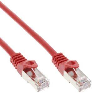 INLINE PATCH CABLE SF/UTP CAT.5E RED 20M