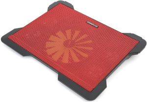 OMEGA OMNCP8088R LAPTOP COOLER PAD 15,6\'\' CHILLY 1 FAN 4 USB PORTS RED