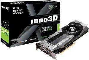 INNO3D NVIDIA GEFORCE GTX1080 FE FOUNDERS EDITION 8GB GDDR5X RETAIL INNO3D NVIDIA GEFORCE GTX1080 FE FOUNDERS EDITION 8GB GDDR5X RETAIL