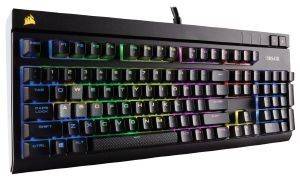 ΠΛΗΚΤΡΟΛΟΓΙΟ CORSAIR STRAFE RGB MECHANICAL GAMING KEYBOARD - CHERRY MX SILENT - EU VERSION ΠΛΗΚΤΡΟΛΟΓΙΟ CORSAIR STRAFE RGB MECHANICAL GAMING KEYBOARD - CHERRY MX SILENT - EU VERSION