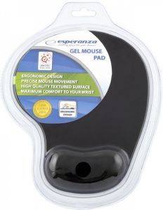 ESPERANZA EA137K GEL MOUSEPAD BLACK