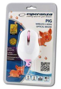 ESPERANZA EM124P WIRELESS 3D OPTICAL MOUSE 2.4GHZ PIG