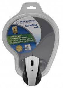 ESPERANZA EM125E OPTICAL MOUSE WITH GEL MOUSE PAD GREY