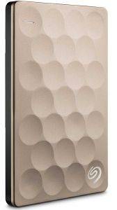   SEAGATE STEH2000201 BACKUP PLUS ULTRA SLIM PORTABLE DRIVE 2TB USB3.0 GOLD