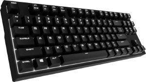 COOLERMASTER SGK-4040-GKCM1-US QUICKFIRE TK RAPID-I MECHANICAL GAMING KEYBOARD BROWN SWITCH