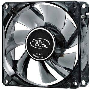 DEEPCOOL WINDBLADE 80MM SEMI-TRANSPARENT FAN WITH BLUE LED DEEPCOOL WINDBLADE 80MM SEMI-TRANSPARENT FAN WITH BLUE LED