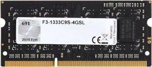 RAM G.SKILL F3-1333C9S-4GSL 4GB SO-DIMM DDR3L 1333MHZ STANDARD