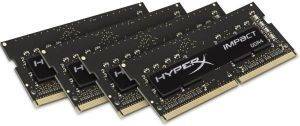 RAM HYPERX HX424S15IBK4/16 16GB (4X4GB) SO-DIMM DDR4 2400MHZ HYPERX IMPACT QUAD KIT RAM HYPERX HX424S15IBK4/16 16GB (4X4GB) SO-DIMM DDR4 2400MHZ HYPERX IMPACT QUAD KIT