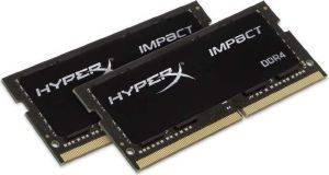 RAM HYPERX HX421S13IBK2/32 32GB (2X16GB) SO-DIMM DDR4 2133MHZ HYPERX IMPACT BLACK DUAL KIT