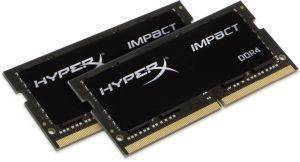 RAM HYPERX HX424S14IBK2/32 32GB (2X16GB) SO-DIMM DDR4 2400MHZ HYPERX IMPACT BLACK DUAL KIT