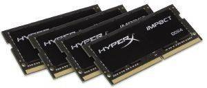 RAM HYPERX HX421S14IBK4/64 64GB (4X16GB) SO-DIMM DDR4 2133MHZ HYPERX IMPACT BLACK QUAD KIT