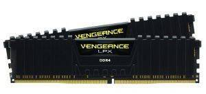 RAM CORSAIR CMK8GX4M2A2400C16 VENGEANCE LPX BLACK 8GB (2X4GB) DDR4 2400MHZ DUAL KIT