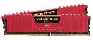 RAM CORSAIR CMK8GX4M2A2400C16R VENGEANCE LPX RED 8GB (2X4GB) DDR4 2400MHZ DUAL KIT