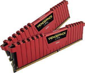 RAM CORSAIR CMK8GX4M2A2133C13R VENGEANCE LPX RED 8GB (2X4GB) DDR4 2133MHZ DUAL KIT