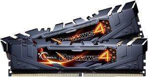 RAM G.SKILL F4-3200C16D-8GRK 8GB (2X4GB) DDR4 3200MHZ RIPJAWS 4 BLACK DUAL CHANNEL KIT