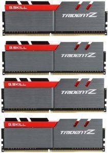 RAM G.SKILL F4-3400C16Q-32GTZ 32GB (4X8GB) DDR4 3400MHZ TRIDENT Z DUAL CHANNEL KIT