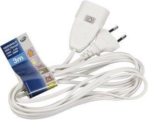 REV EURO PLUG  LEAD 3M WHITE