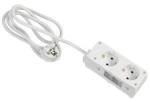 REV 6-WAY MULTIPLE SOCKET BINIPLUS WITH CHILD PROTECTION WHITE REV 6-WAY MULTIPLE SOCKET BINIPLUS WITH CHILD PROTECTION WHITE