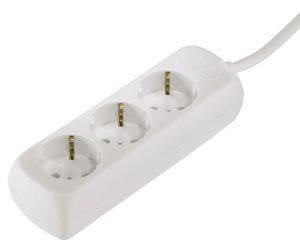 HAMA 30569 3-SOCKET CHILD-PROOF DISTRIBUTION PANEL 3M WHITE HAMA 30569 3-SOCKET CHILD-PROOF DISTRIBUTION PANEL 3M WHITE