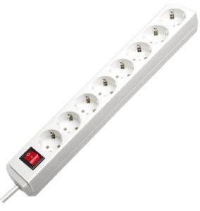 BRENNENSTUHL ECO LINE 8 SOCKET WHITE  