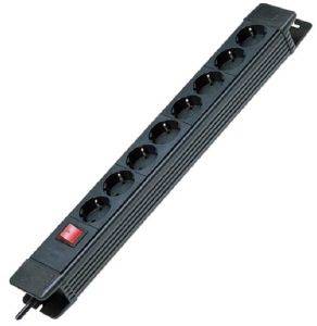 BRENNENSTUHL PREMIUM 8 SOCKET BLACK  