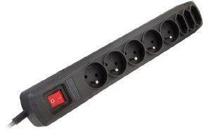 NATEC NSP-0512 EXTREME MEDIA SP8 SURGE PROTECTOR 5.0M BLACK  