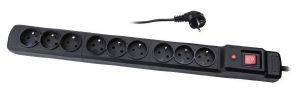 NATEC NSP-0516 EXTREME MEDIA MP9 SURGE PROTECTOR 4.5M BLACK ΜΕ ΔΙΑΚΟΠΤΗ NATEC NSP-0516 EXTREME MEDIA MP9 SURGE PROTECTOR 4.5M BLACK ΜΕ ΔΙΑΚΟΠΤΗ