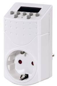 HAMA 121951 XAVAX PREMIUM DIGITAL WEEKLY TIMER SWITCH WHITE