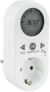 REV DIGITAL TIMER WITH LCD DISPLAY WHITE