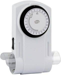 REV 2-WAY MECHANICAL TIMER WHITE