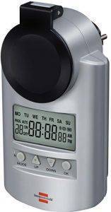 BRENNENSTUHL 1507490 PRIMERA LINE DIGITAL WEEKLY TIMER DT IP44 SILVER