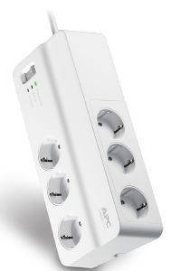 APC PM6-GR ESSENTIAL SURGEARREST 6 OUTLETS 230V WHITE  