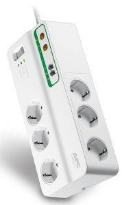 APC PMH63VT-GR HOME/OFFICE SURGEARREST 6 OUTLETS WITH PHONE & COAX PROTECTION 230V WHITE ΜΕ ΔΙΑΚΟΠΤ APC PMH63VT-GR HOME/OFFICE SURGEARREST 6 OUTLETS WITH PHONE & COAX PROTECTION 230V WHITE ΜΕ ΔΙΑΚΟΠΤ