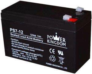 POWER KINGDOM PS7-12 ΜΠΑΤΑΡΙΑ ΜΟΛΥΒΔΟΥ 12V/7AH POWER KINGDOM PS7-12 ΜΠΑΤΑΡΙΑ ΜΟΛΥΒΔΟΥ 12V/7AH