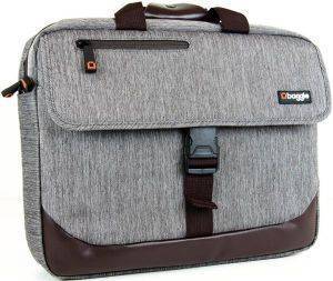 Εικόνα από BAGGIE MESSENGER BAG GREY 15.6&#039;&#039; BROWN (BGE156490)