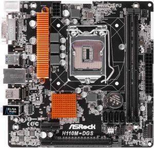 ΜΗΤΡΙΚΗ ASROCK H110M-DGS RETAIL ΜΗΤΡΙΚΗ ASROCK H110M-DGS RETAIL