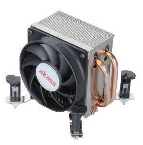AKASA AK-CCE-7201CP LGA775/1156 2U SHAPE HEATPIPE COOLER AKASA AK-CCE-7201CP LGA775/1156 2U SHAPE HEATPIPE COOLER