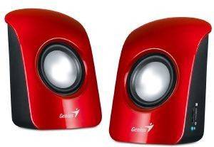 GENIUS SP-U115 STEREO USB POWERED SPEAKERS RED GENIUS SP-U115 STEREO USB POWERED SPEAKERS RED