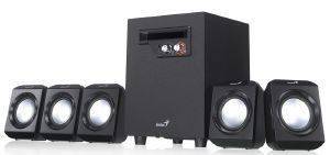 GENIUS SW-5.1 1020 6-PIECE SURROUND SPEAKER SYSTEM